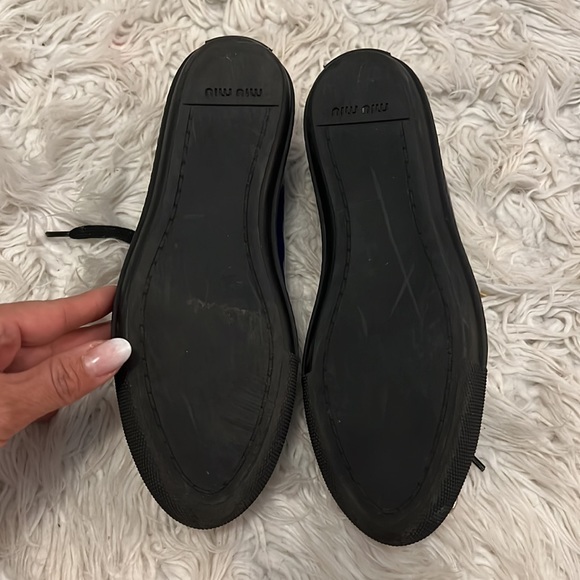 Miu Miu crystal cap toe sneakers - Picture 3 of 4